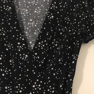 star wrap dress